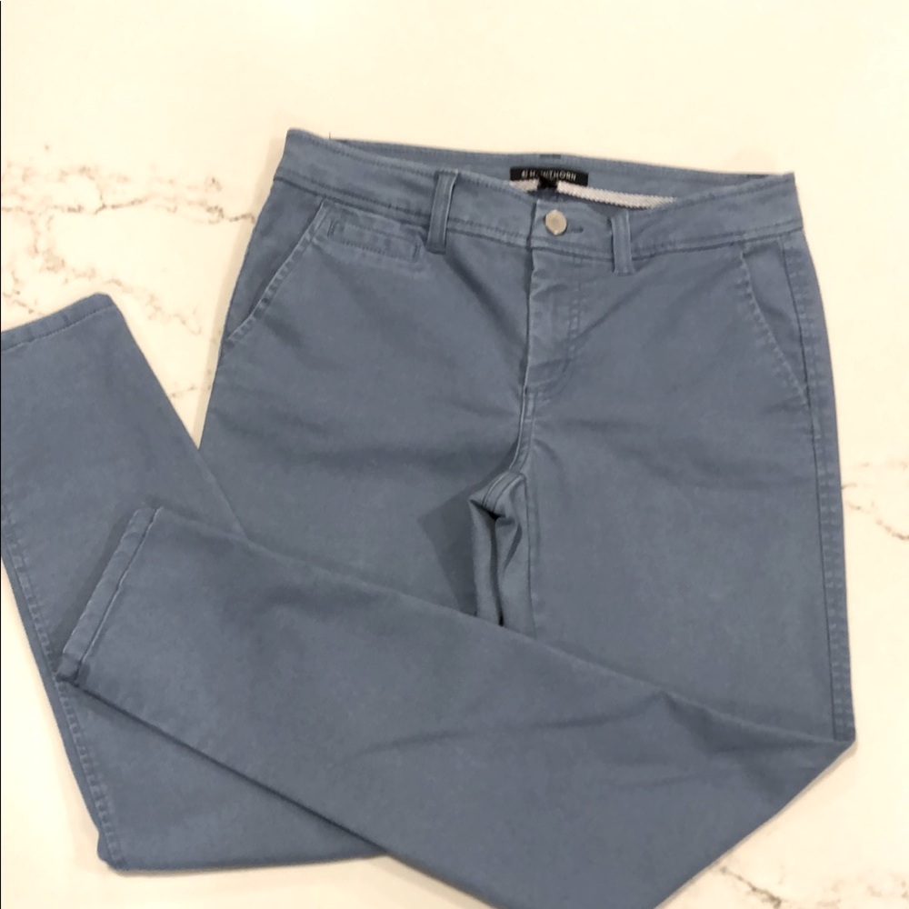 Heather Blue Slim Fit Pants
